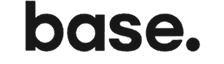 Base company logo with black lowercase letters and a period.